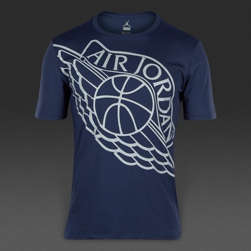 Air Jordan Wingspan Tee Midnight Navy / Wolf Grey for Men